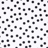 Ponto Seda Flamenco Preto 18mm Branco - Ribes y Casals