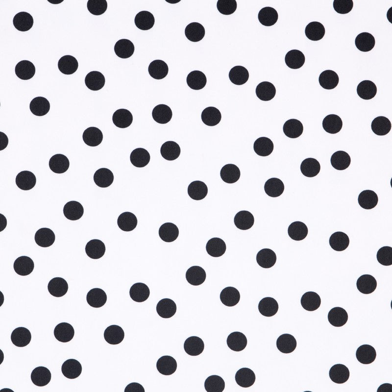 Ponto Seda Flamenco Preto 18mm Branco - Ribes y Casals