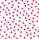 Ponto Seda Flamenco Vermelho 18mm Branco - Ribes y Casals