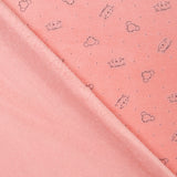 Tecido Tundosado Cats Coral - Ribes y Casals