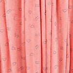 Tecido Tundosado Cats Coral - Ribes y Casals