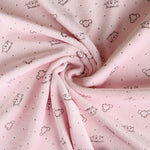 Tecido Tundosado Cats Rosa - Ribes y Casals