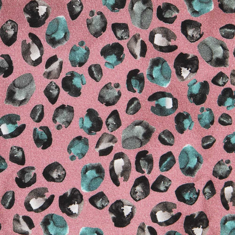 Malha Viscose Pink Leopard - Ribes y Casals