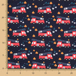 Malha Algodão Bombeiros Azul Noite - Ribes y Casals