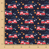 Malha Algodão Bombeiros Azul Noite - Ribes y Casals