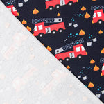 Malha Algodão Bombeiros Azul Noite - Ribes y Casals