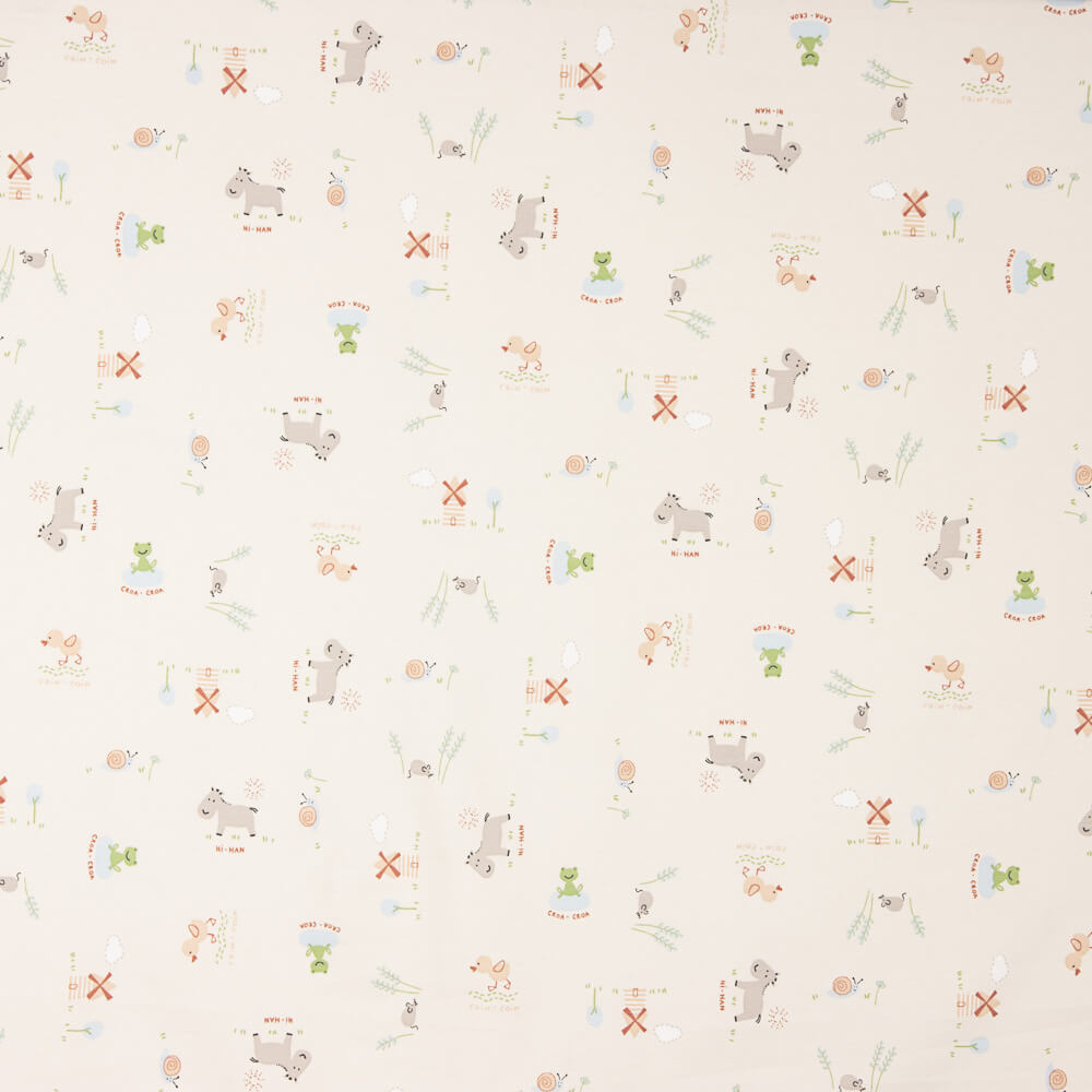 Malha Algodão Estampado Animais - Ribes y Casals