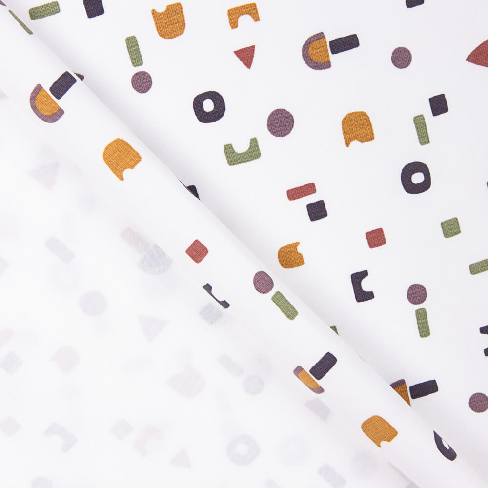 Malha Agodão Estampado Formas - Ribes y Casals