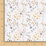 Malha Algodão Flor De Primavera Bolinhas - Ribes y Casals