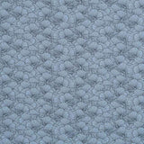 Malha Algodão Flores Azul Denim Oeko-Tex® - Ribes y Casals