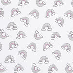 Malha de Algodão Glitter Arco-Íris - Ribes y Casals