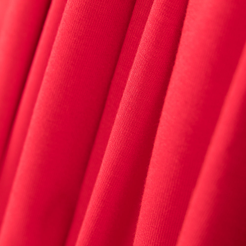 Punto Algodón Lycra Orgánico Rojo - Ribes y Casals