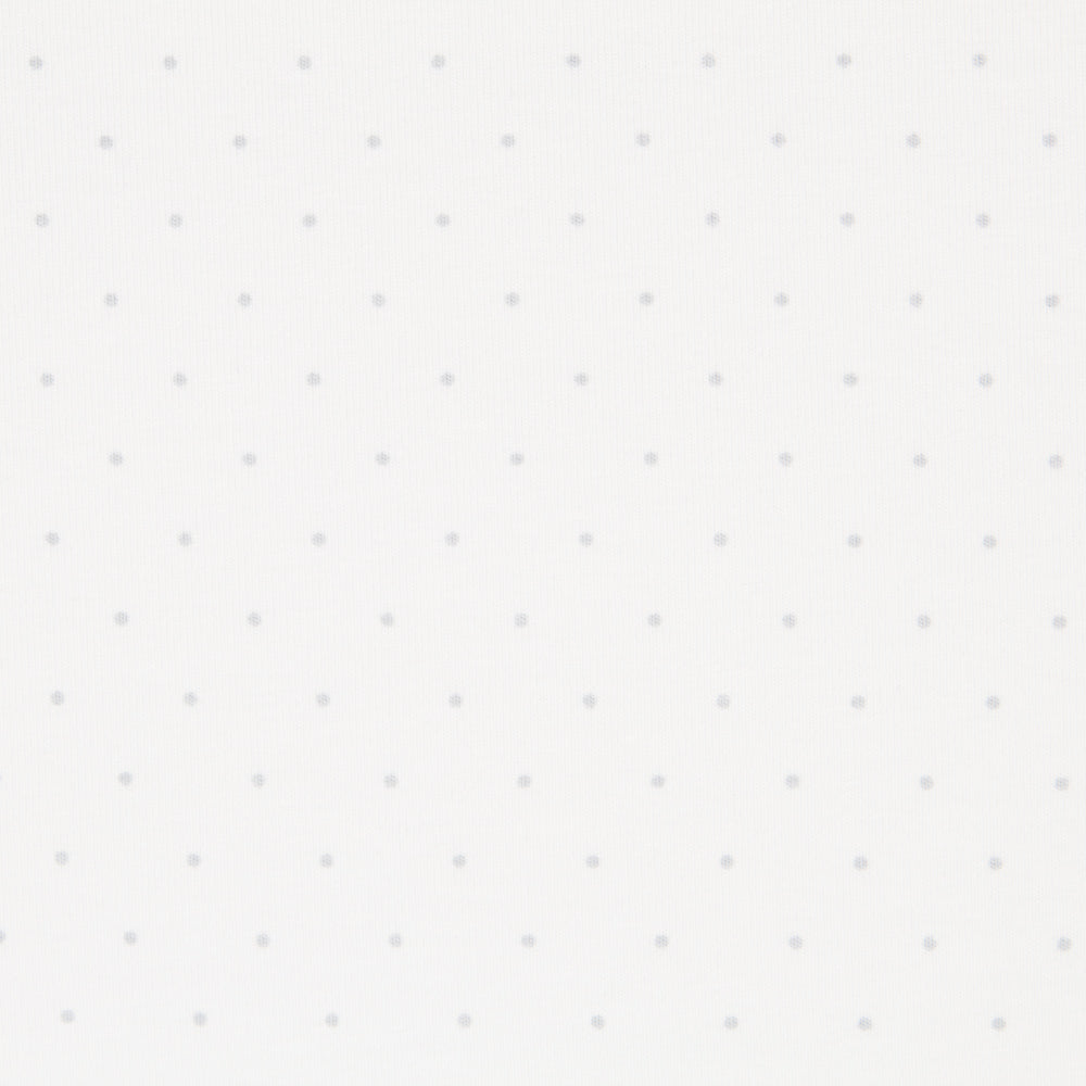 Malha de Algodão Micro Bolinhas Branco - Ribes y Casals