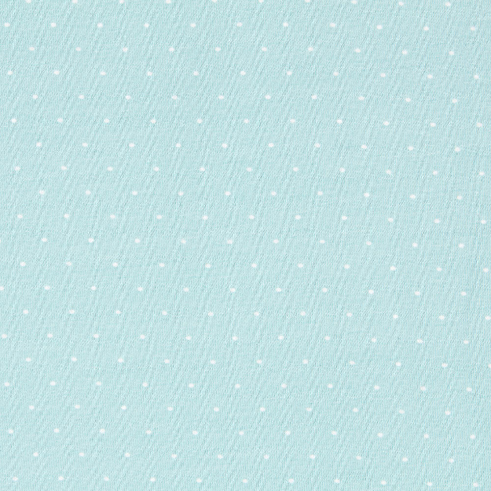 Malha de Algodão Micro Bolinhas Verde Água - Ribes y Casals