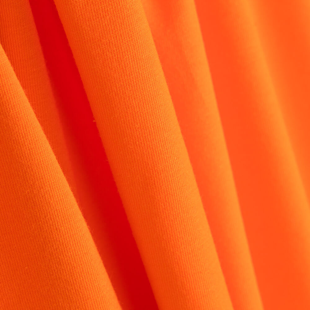 Malha Algodão Orgânico Lycra Naranja - Ribes y Casals