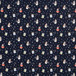 Malha Algodão Pinguins Azul - Ribes y Casals