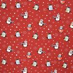 Malha Algodão Pinguins Garnet - Ribes y Casals