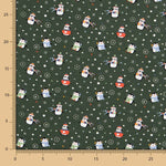 Malha Algodão Pinguins Verde - Ribes y Casals