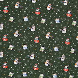 Malha Algodão Pinguins Verde - Ribes y Casals