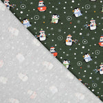 Malha Algodão Pinguins Verde - Ribes y Casals