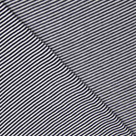 Malha Viscose Listras Mini Preto - Ribes y Casals