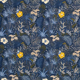 Malha Algodão Selva Azul Oeko-Tex® - Ribes y Casals