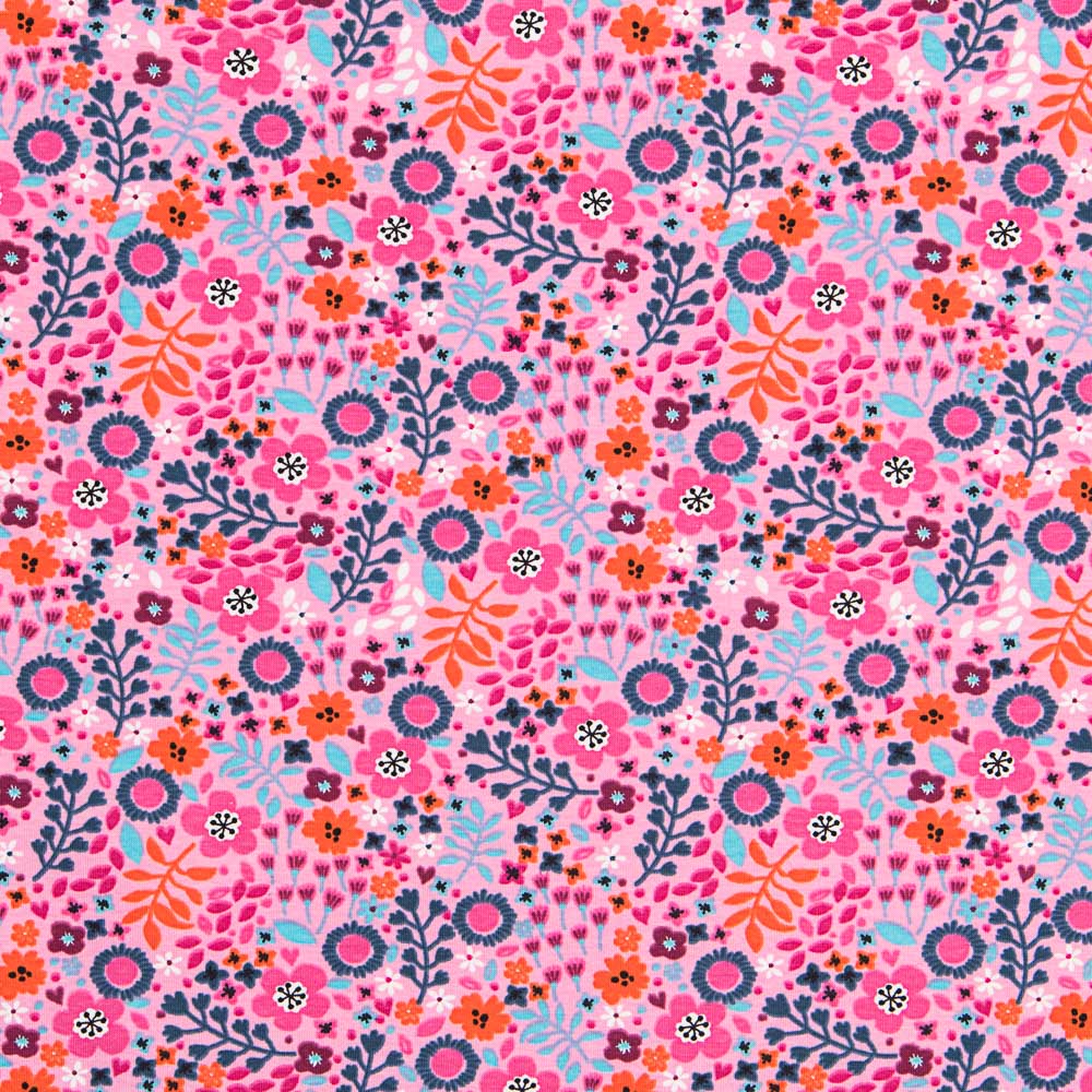 Malha Algodão Selva Rosa - Ribes y Casals