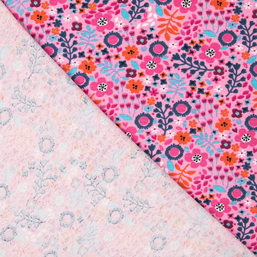 Malha Algodão Selva Rosa - Ribes y Casals