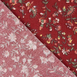 Malha Angora Flores Folclóricas Vermelhas - Ribes y Casals