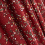 Malha Angora Flores Folclóricas Vermelhas - Ribes y Casals