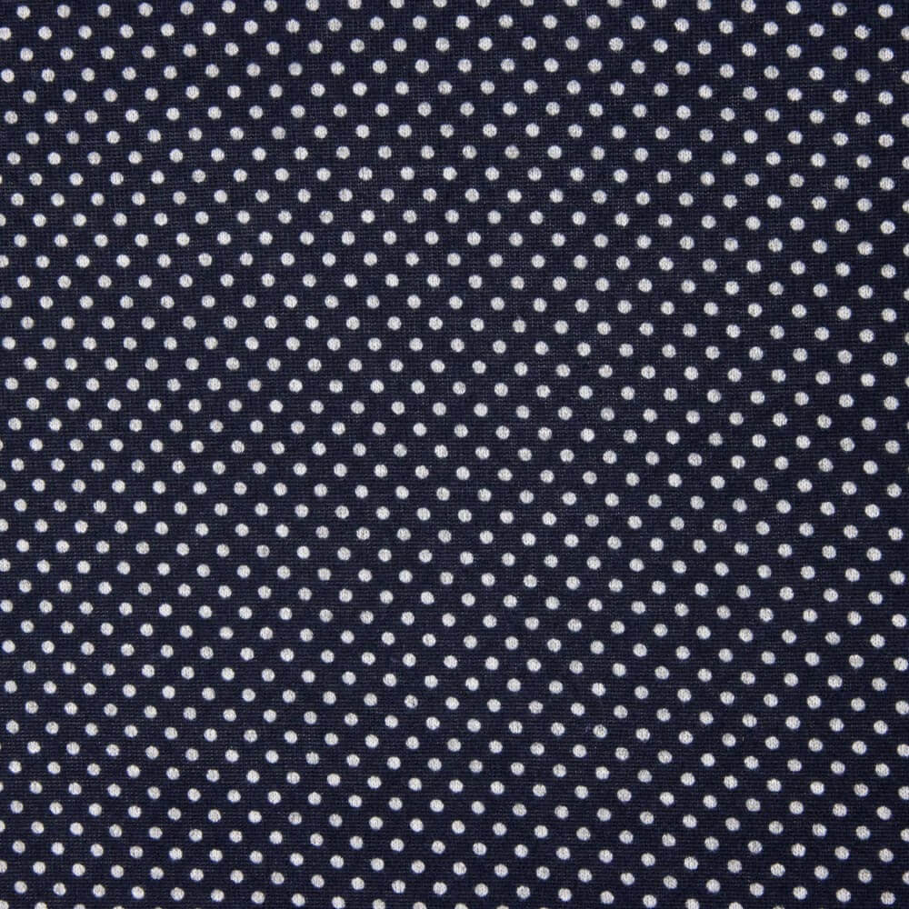 Malha Angora Bolinhas Marinho - Ribes y Casals