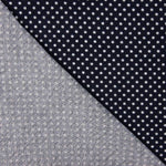 Malha Angora Bolinhas Marinho - Ribes y Casals