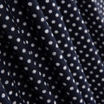 Malha Angora Bolinhas Marinho - Ribes y Casals