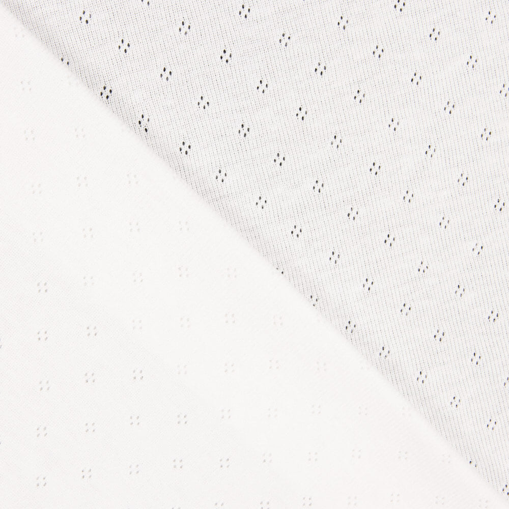 Punto Canalé Calado Blanco - Ribes y Casals