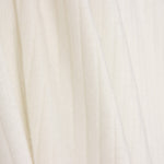 Malha Canelada com Efeito Veludo Branco - Ribes y Casals