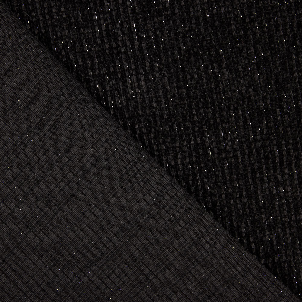 Malha Tricot Lurex Preto - Ribes y Casals