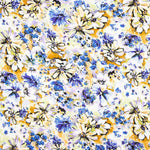 Malha Viscose Floral Lilás - Ribes y Casals