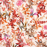 Malha Viscose Floral Coral - Ribes y Casals