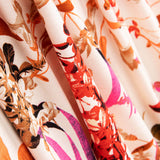 Malha Viscose Floral Coral - Ribes y Casals