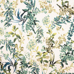 Malha Viscose Floral Branca - Ribes y Casals