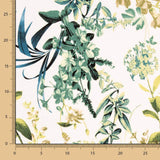 Malha Viscose Floral Branca - Ribes y Casals