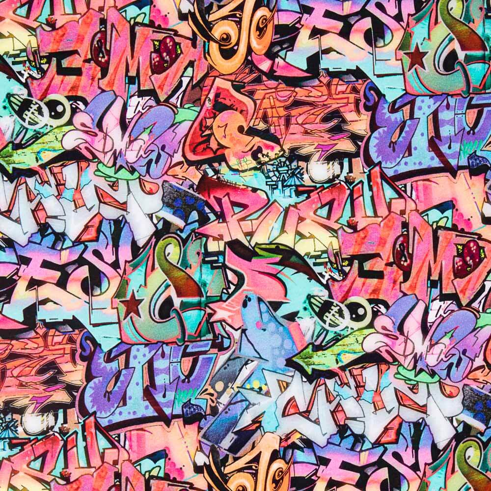 Malha Elástica Graffiti Oeko-Tex® - Ribes y Casals