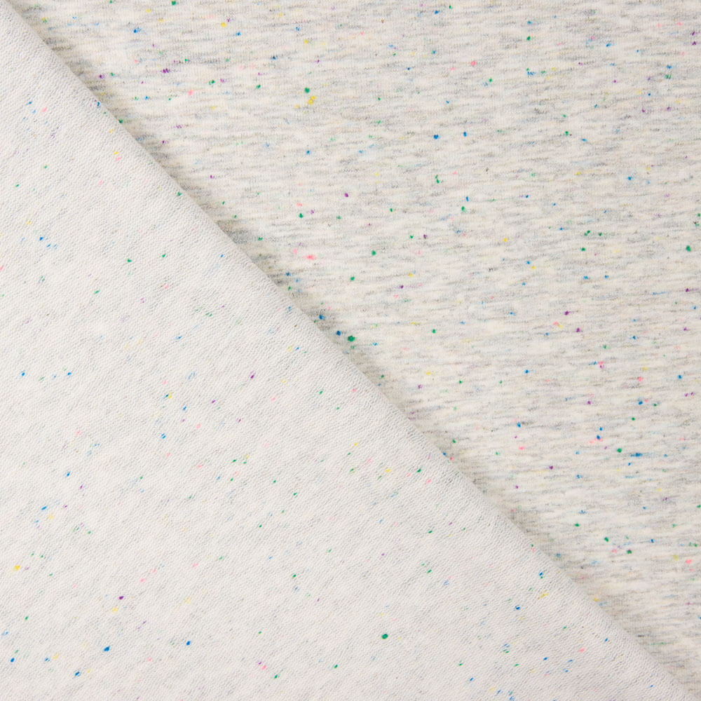 Moletom Malha Pelúcia Cinza Claro - Ribes y Casals