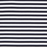 Malha de Pelúcia Listras Azul Escuro - Ribes y Casals