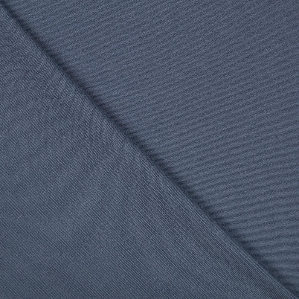 Malha Pelúcia Orgânica Azul Denim - Ribes y Casals