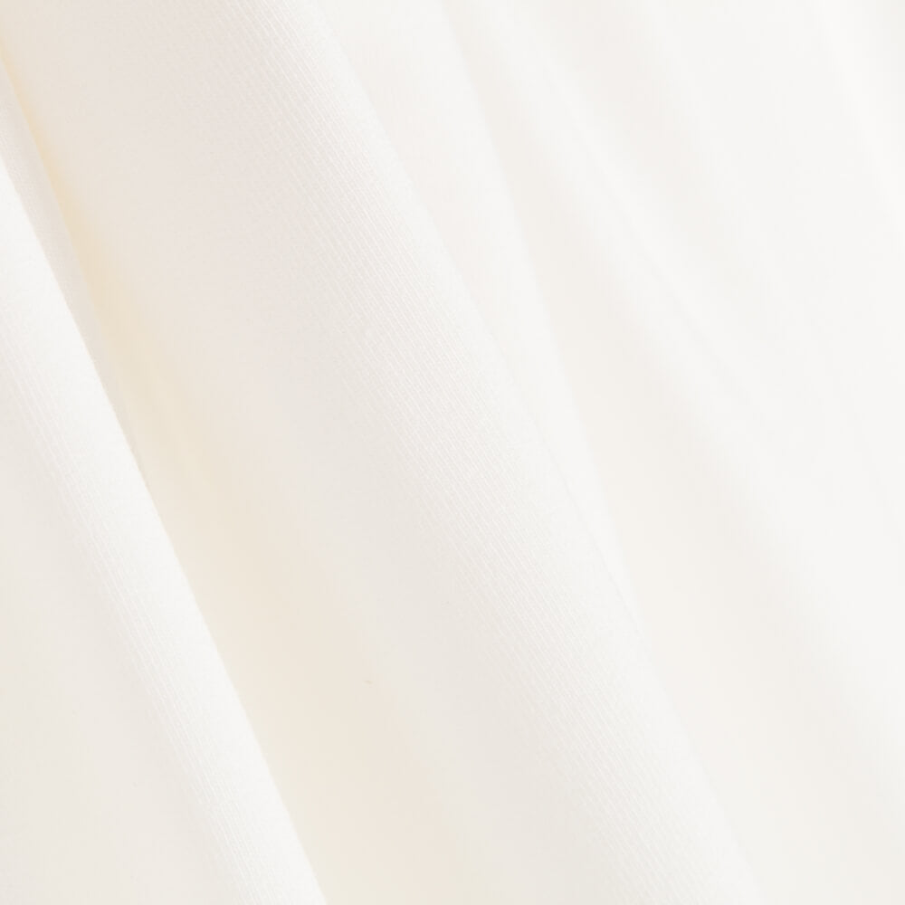 Malha Pelúcia Orgânica Branco Natural - Ribes y Casals