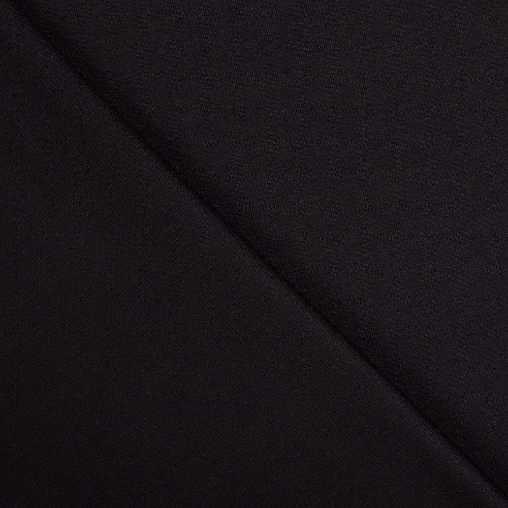 Malha Pelúcia Orgânico Preto - Ribes y Casals