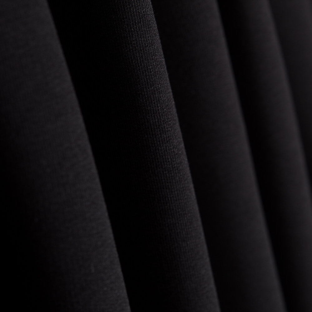 Malha Pelúcia Orgânico Preto - Ribes y Casals