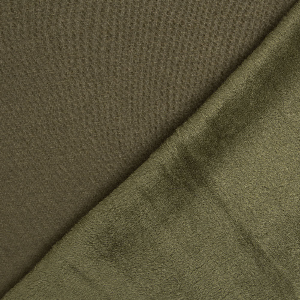 Malha Pelúcia Pêlo Curto Cáqui - Ribes y Casals