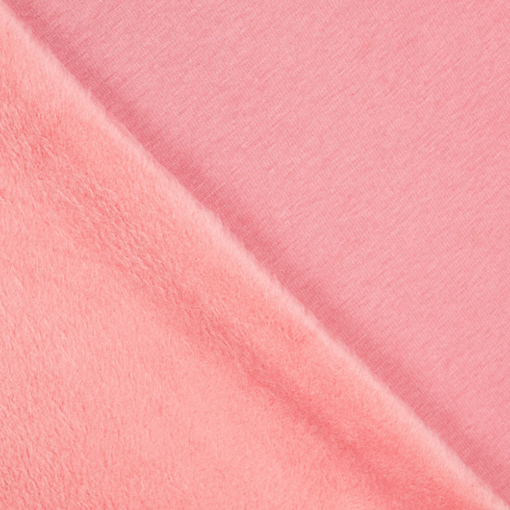Malha Pelúcia Pêlo Curto Rosa - Ribes y Casals